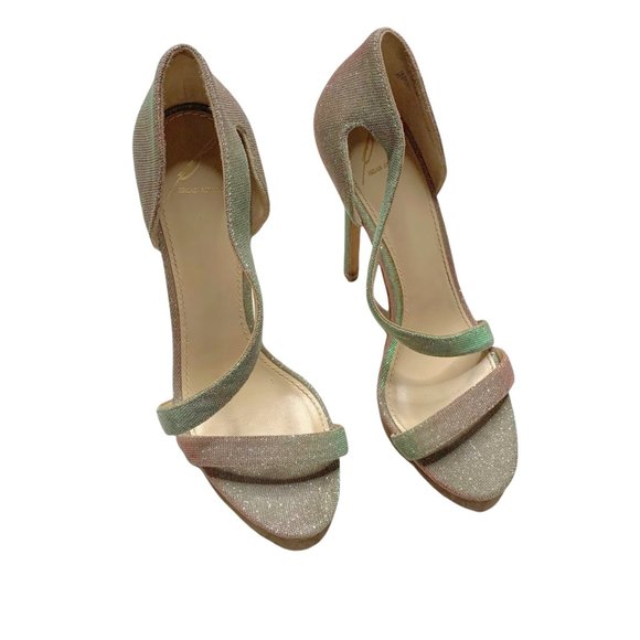 Brian Atwood Holographic Iridescent Stiletto Heels - Picture 2 of 7